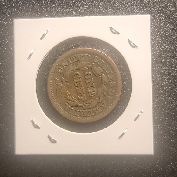 Vintage 1848 Large Cent Coin - Picture 2 of 2